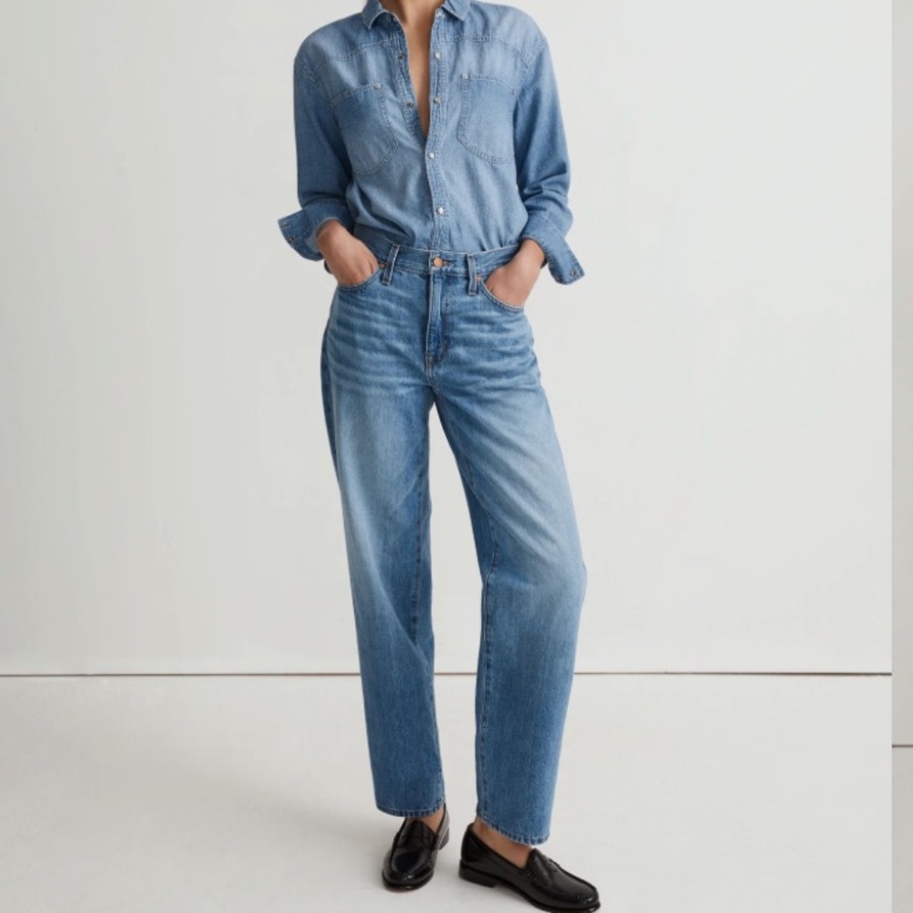 The Petite Slouchy Boyjean in Rosewell Wash